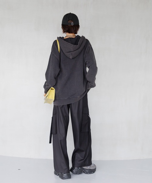 j＠即購入可ページ PAGEBOY パーカー クラフトスウェットWZIPパーカー レディース
