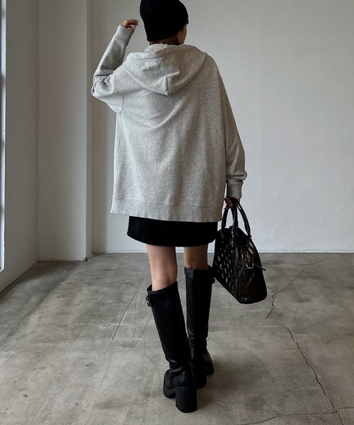 PAGEBOY（ページボーイ） パーカー クラフトスウェットWZIPパーカー 