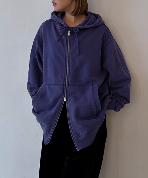 PAGEBOY（ページボーイ） パーカー クラフトスウェットWZIPパーカー