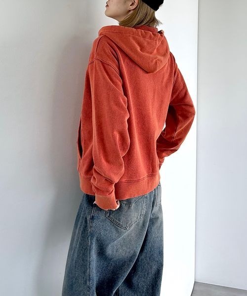 PAGEBOY パーカー クラフトスウェットWZIPパーカー レディース