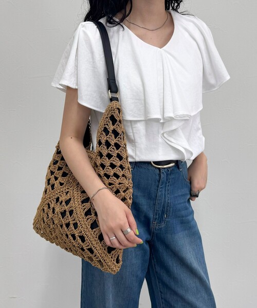 「fredy emue」 かごバッグ FREE ブラック レディース_画像3