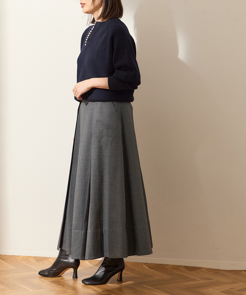ジャーナルスタンダードL’ESSAGE LUXE ロングプリーツスカート journal standard L'essage（ジャーナルスタンダード レサージュ