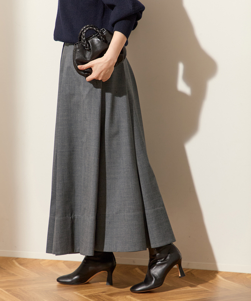 今季　JOURNAL STANDARD L'ESSAGE ロングプリーツスカート JOURNAL STANDARD L'ESSAGE｜《追加2》ロングプリーツスカート