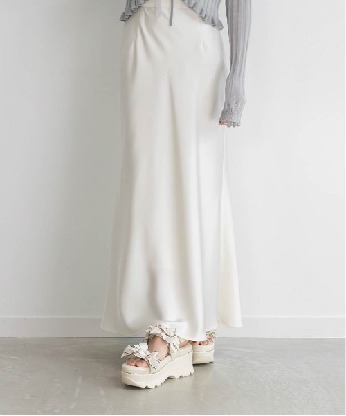 「RANDA」 フラットサンダル L アイボリー レディース_画像9