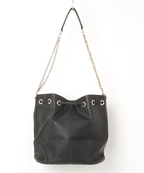 「Sentore Amaranto」 ワンポイントショルダーバッグ - ブラック レディース_画像2