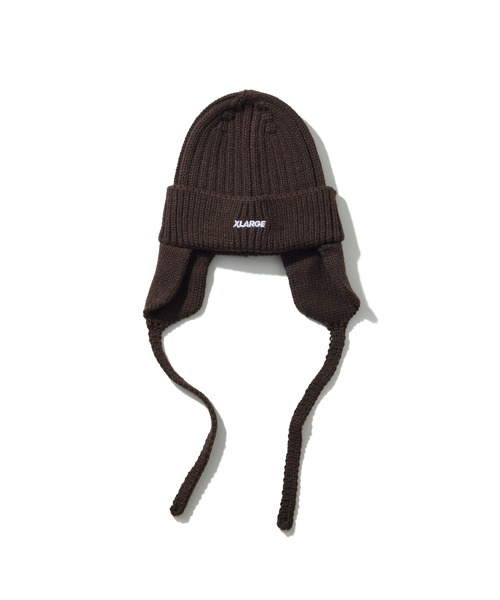 XLARGE（エクストラ ラージ） ニット帽 ニットキャップ EARFLAP KNIT