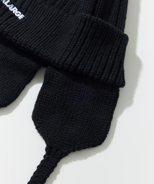 XLARGE（エクストラ ラージ） ニット帽 ニットキャップ EARFLAP KNIT