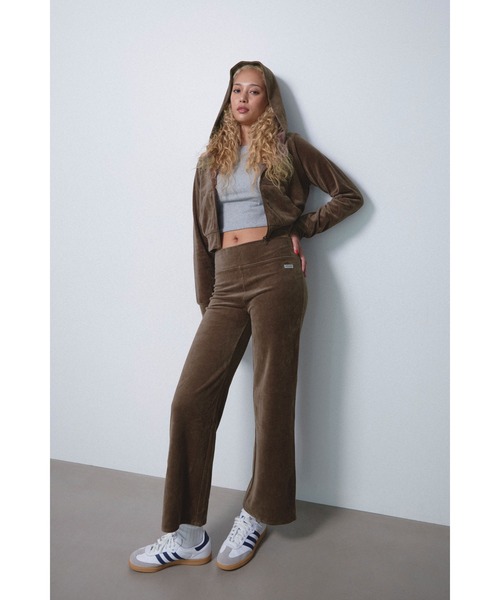 aere smoothvelourpantsアエレ スムースベロアパンツ 36 ALEXIA STAM パンツ Wellness Velour Pants /ウェルネス ベロアパンツ