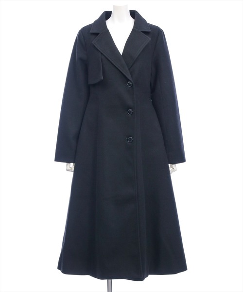 CLEAR BASIC コート アウター フェイクウールウエストシェイプ