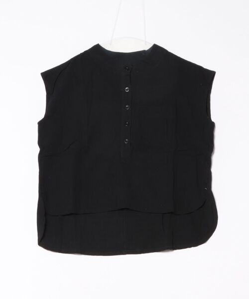 「BLANC FICELLE」 「yan yi chao」ノースリーブブラウス M ブラック レディース_画像4