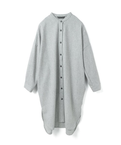mizuiroind（ミズイロインド） ワンピース スタンドカラーシャツ