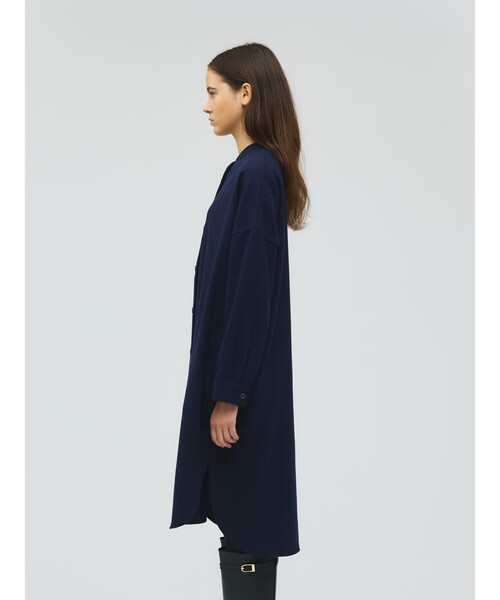 mizuiroind（ミズイロインド） ワンピース スタンドカラーシャツ