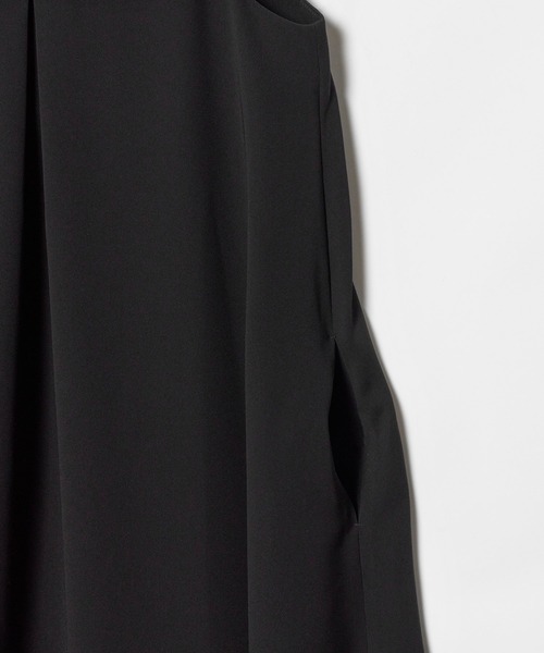 「allureville」 ノースリーブワンピース 2 ブラック レディース_画像4