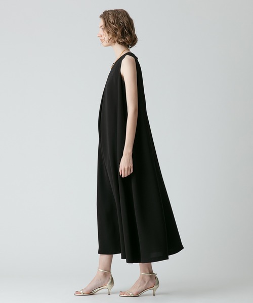 「allureville」 ノースリーブワンピース 2 ブラック レディース_画像9