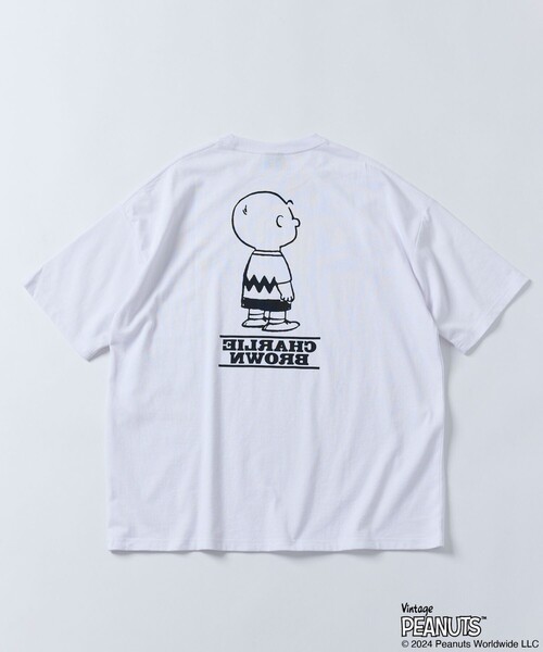 「FREAK'S STORE」 半袖Tシャツ LARGE ネイビー メンズ_画像2