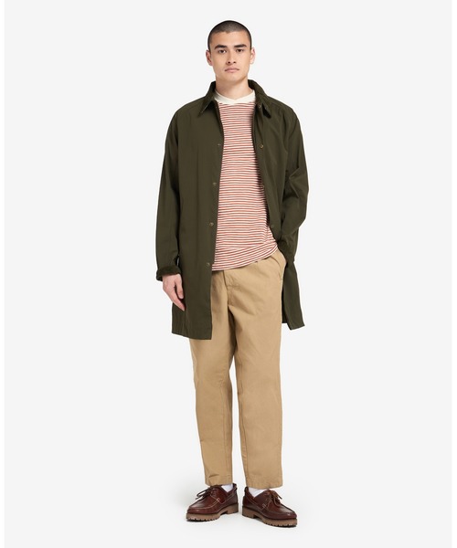 バブアー ナイロンステンカラーコート 38サイズ Barbour（バブアー） ステンカラーコート 38 オリーブ メンズ