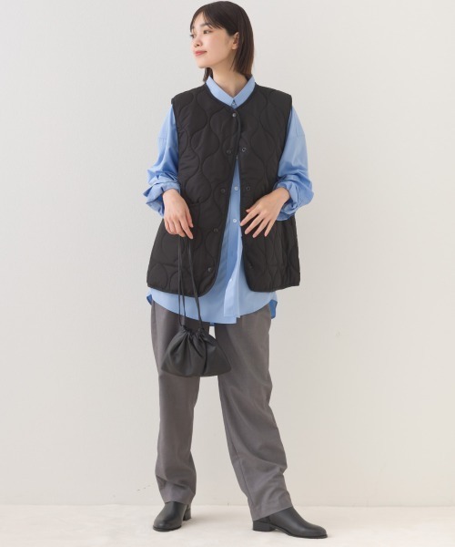 OMNES（オムネス） ベスト ジレ キルティングベスト レディース