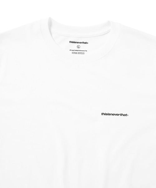 「thisisneverthat」 半袖Tシャツ L ホワイト×ブラック メンズ_画像3