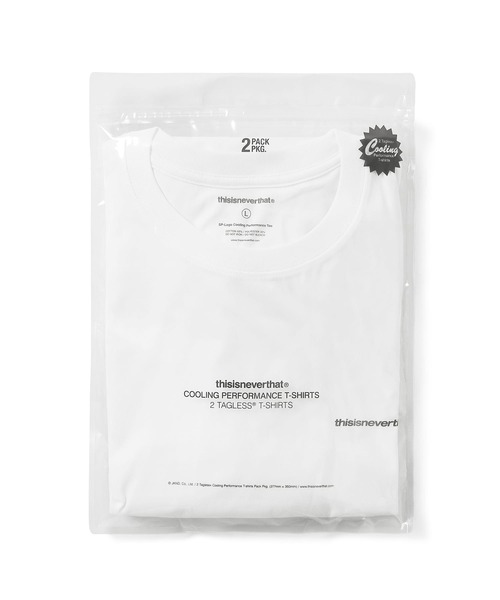 「thisisneverthat」 半袖Tシャツ L ホワイト×ブラック メンズ_画像8