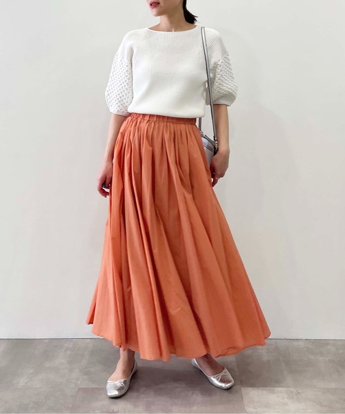 「PICCIN」 半袖ニット M オフホワイト レディース_画像8