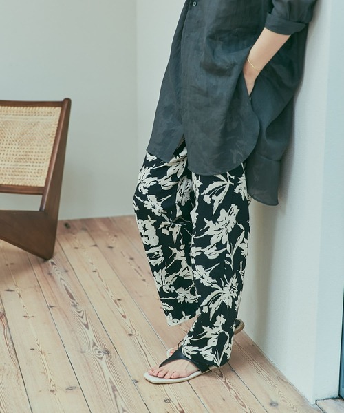 「URBAN RESEARCH DOORS」 イージーパンツ MEDIUM ベージュ系その他 レディース_画像3