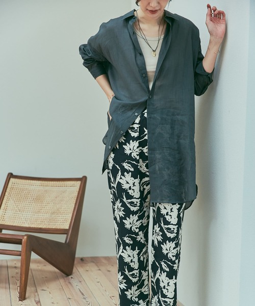 「URBAN RESEARCH DOORS」 イージーパンツ MEDIUM ベージュ系その他 レディース_画像4