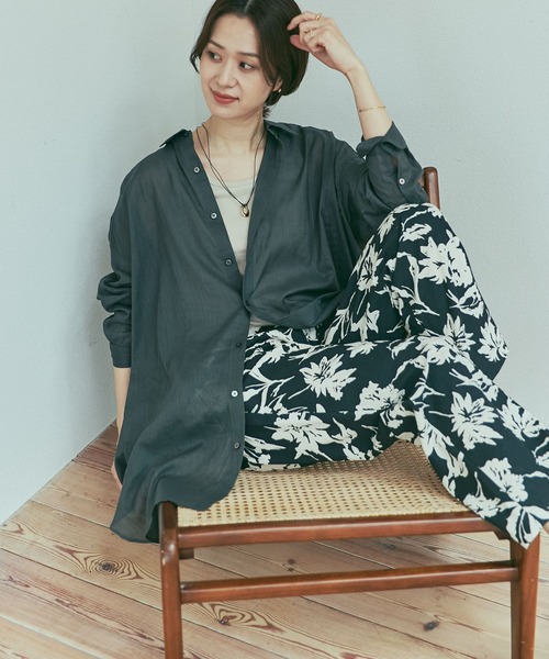 「URBAN RESEARCH DOORS」 イージーパンツ MEDIUM ベージュ系その他 レディース_画像5