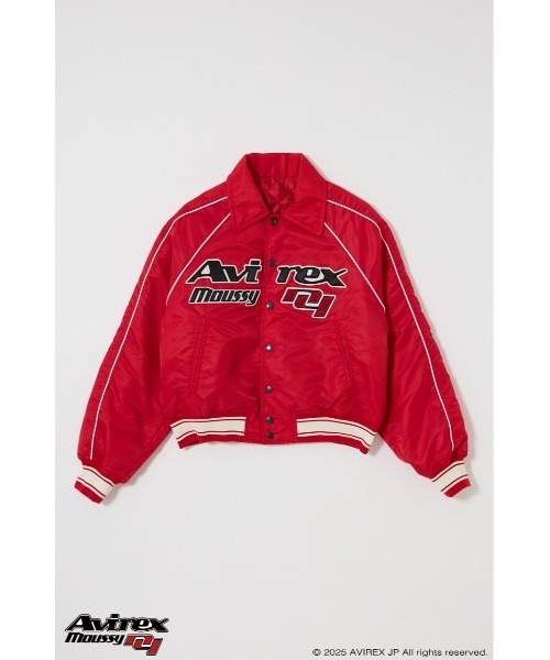 コート アウター AVIREX VARSITY  ジャケット レディースの画像