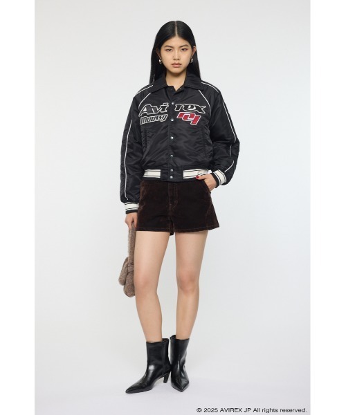コート アウター AVIREX VARSITY  ジャケット レディースの画像