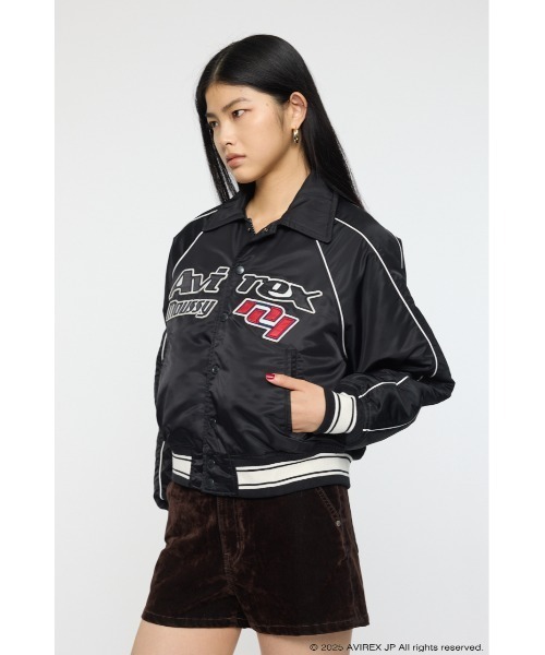 コート アウター AVIREX VARSITY  ジャケット レディースの画像