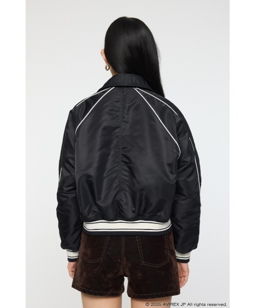 コート アウター AVIREX VARSITY  ジャケット レディースの画像
