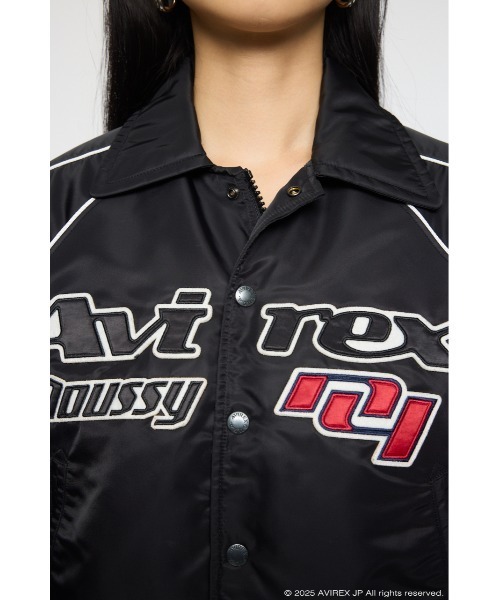 コート アウター AVIREX VARSITY  ジャケット レディースの画像