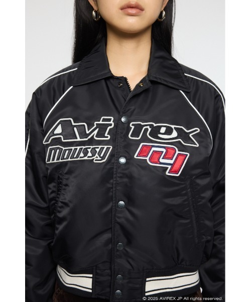コート アウター AVIREX VARSITY  ジャケット レディースの画像