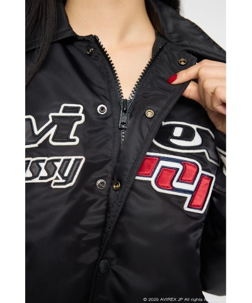 コート アウター AVIREX VARSITY  ジャケット レディースの画像