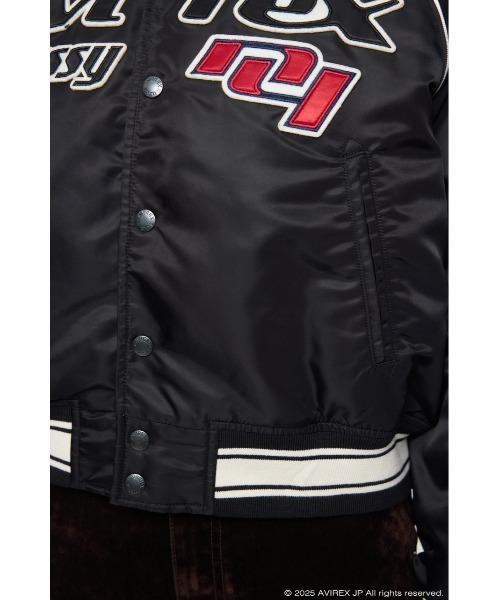 コート アウター AVIREX VARSITY  ジャケット レディースの画像