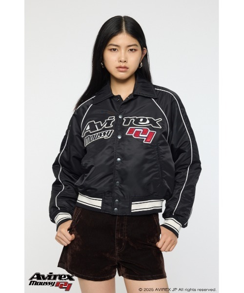 コート アウター AVIREX VARSITY  ジャケット レディースの画像