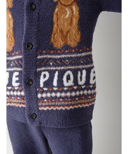 gelato pique ジェラートピケ DOGジャガードカウチン gelato pique（ジェラートピケ） パジャマ 「HOMME」 パウダー