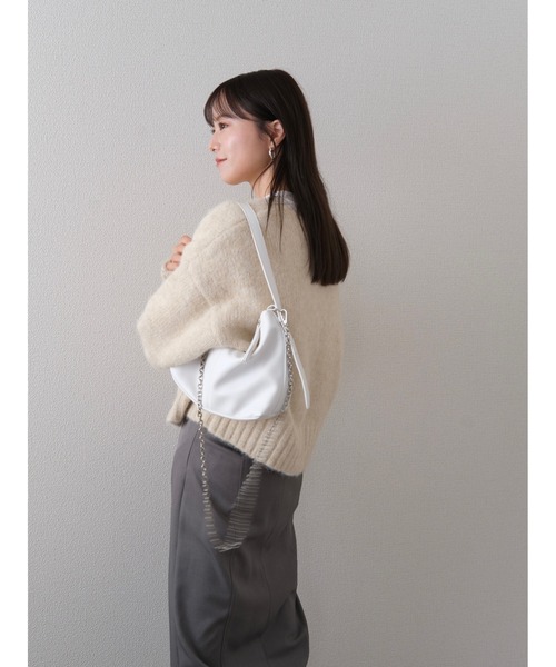 「Reurie'」 メッセンジャーバッグ FREE ホワイト レディース_画像7