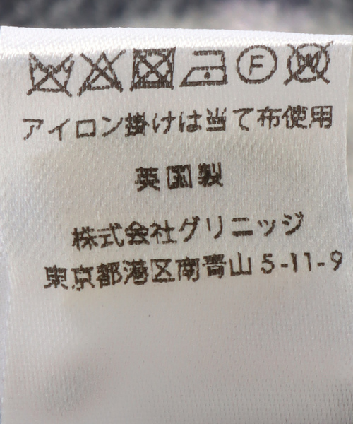 「Joshua Ellis」 マフラー FREE グレー メンズ_画像9