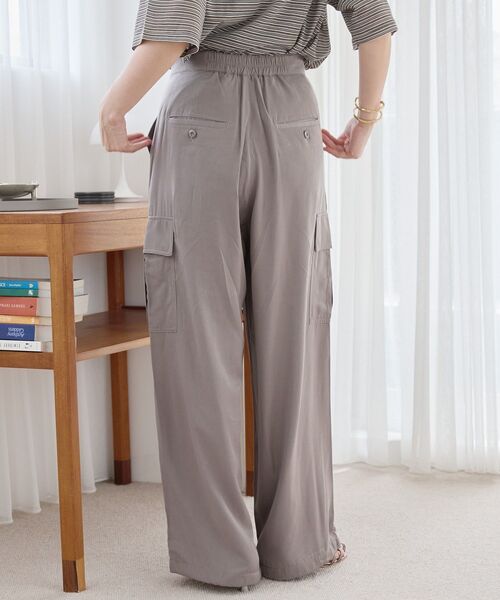 「AMERICAN HOLIC」 カーゴパンツ L グレイッシュベージュ レディース_画像8