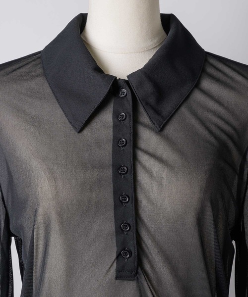 「LA BELLE ETUDE」 長袖カットソー FREE ブラック レディース_画像5