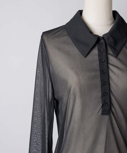 「LA BELLE ETUDE」 長袖カットソー FREE ブラック レディース_画像6