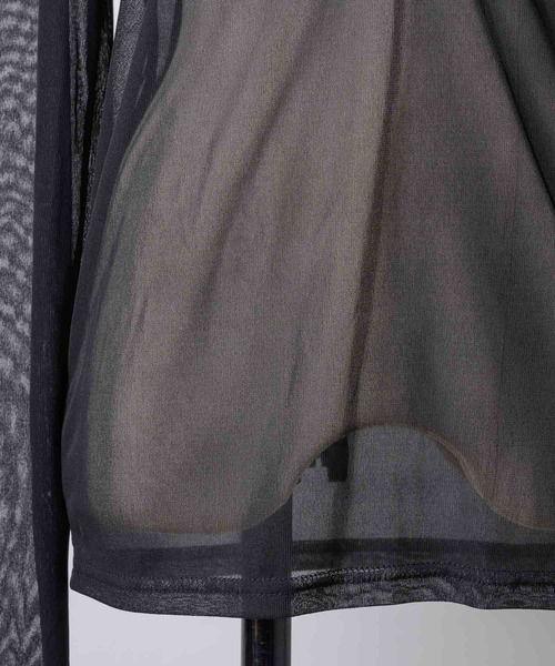 「LA BELLE ETUDE」 長袖カットソー FREE ブラック レディース_画像7