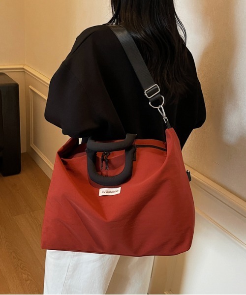 FREE STYLISTS ショルダーバッグ バッグ Y2K ボストンバッグ 旅行 大