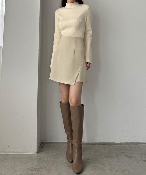 「Louere」 ミニスカート LARGE アイボリー レディース_画像5