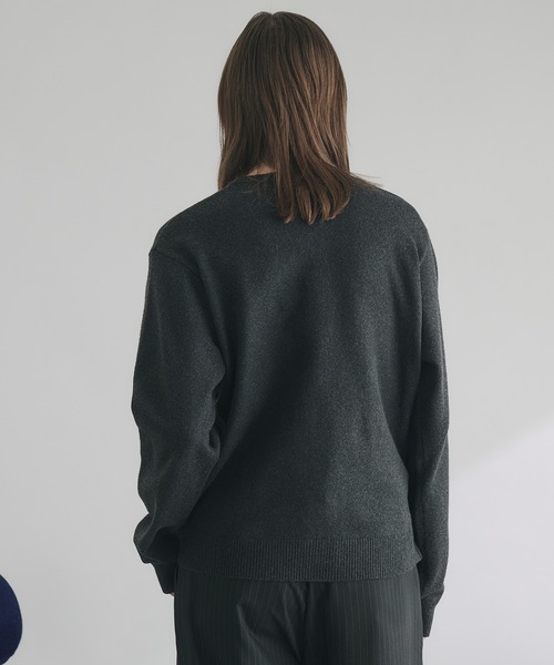 selle glant（セレグランテ） セーター ニット V NECK ZIP KNIT 