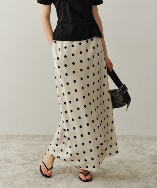 ロング スカート Polka dot skirt / ポルカドットスカート : ZOZOTOWN