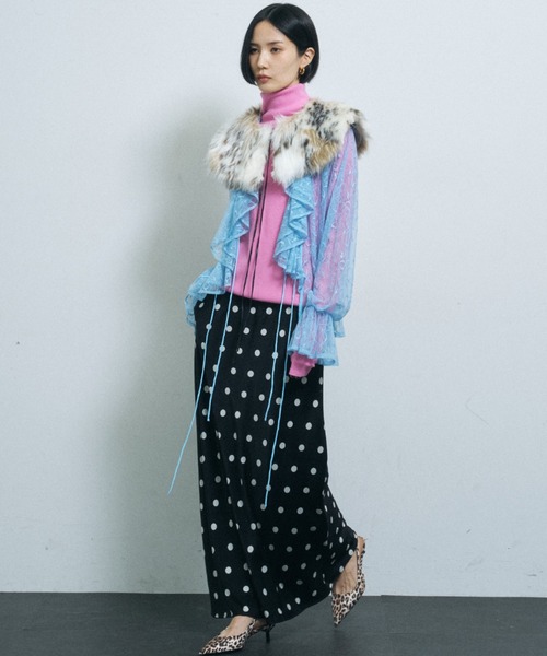 ロング スカート Polka dot skirt / ポルカドットスカート : ZOZOTOWN