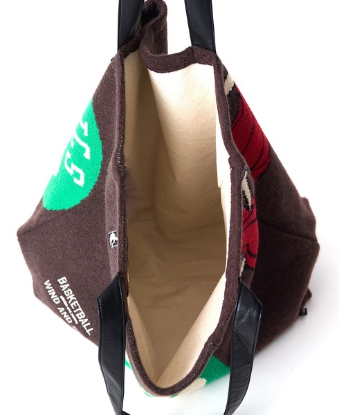 nba tacosun出品 NBA トートバッグ Jacquard Knit Carryall Bag メンズ レディース