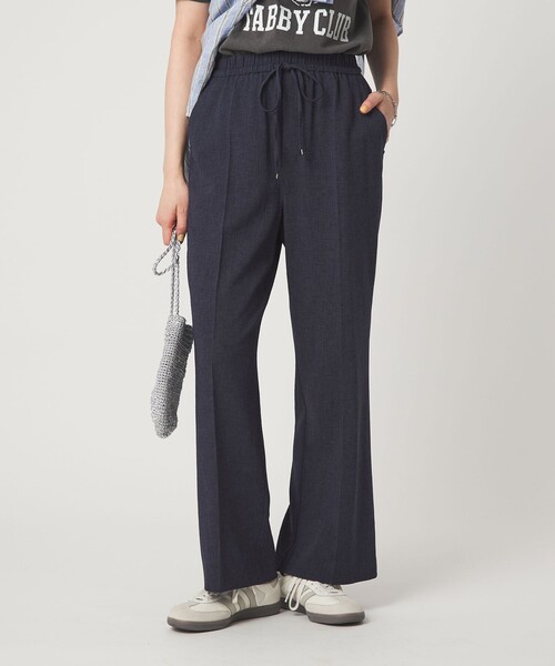 パンツ 「size SHORT/TALLあり」ニーハイフレアパンツ レディースの画像